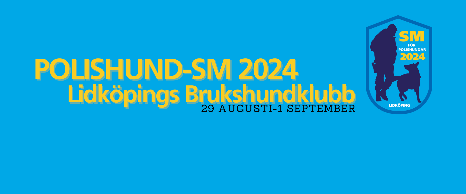 Lidköping och SM för polishundar 2024 omslagsbild